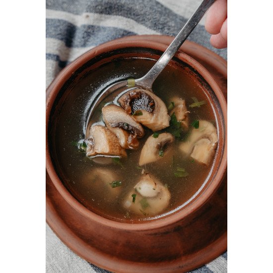 Чакапули с грибами